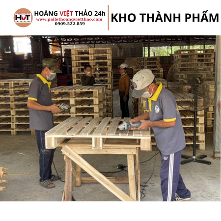 Pallet gỗ kcn suối tre