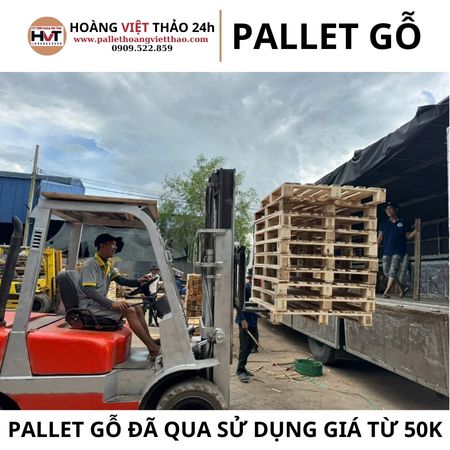 pallet gỗ đã qua sử dụng giá chỉ từ 50k
