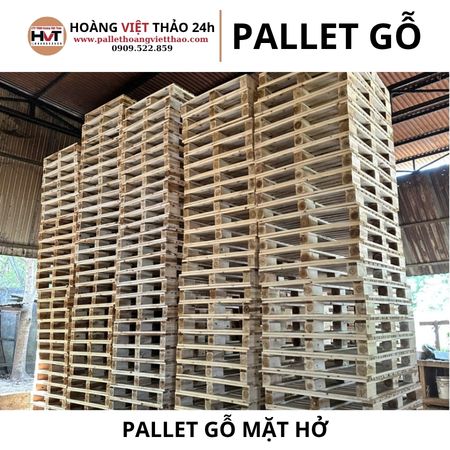 pallet gỗ mặt hở