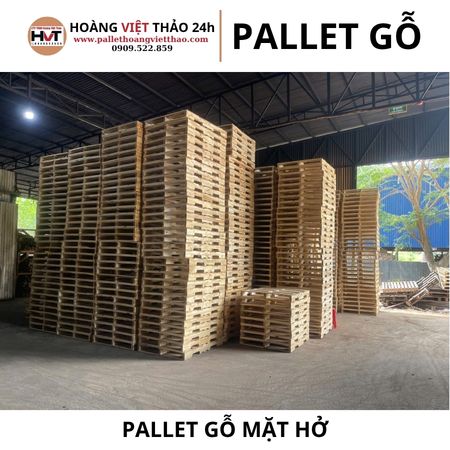 pallet gỗ mặt hở