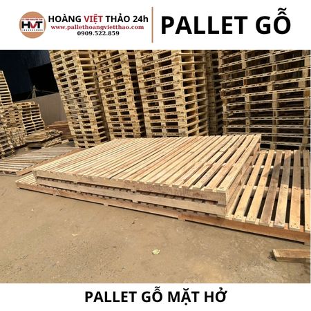 pallet gỗ mặt hở