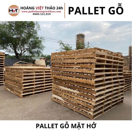 pallet gỗ mặt hở
