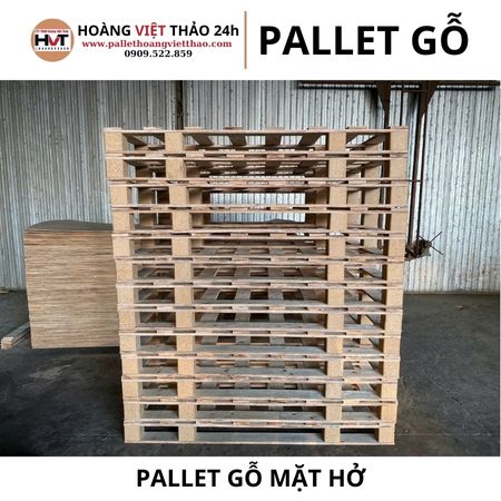 pallet gỗ mặt hở