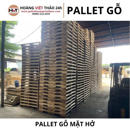 pallet gỗ mặt hở