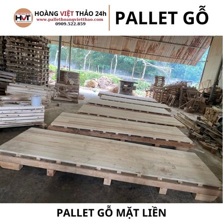 pallet gỗ mặt liền