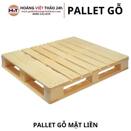 pallet gỗ mặt liền
