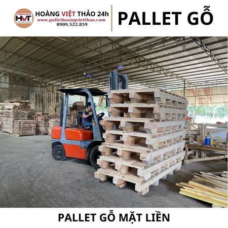 pallet gỗ mặt liền