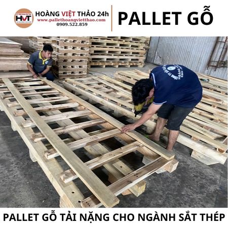 pallet gỗ tải nặng