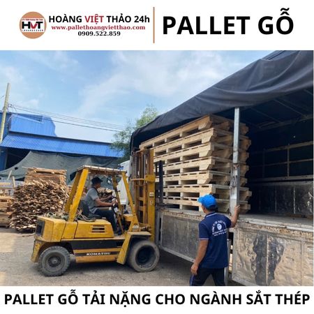 pallet gỗ tải nặng
