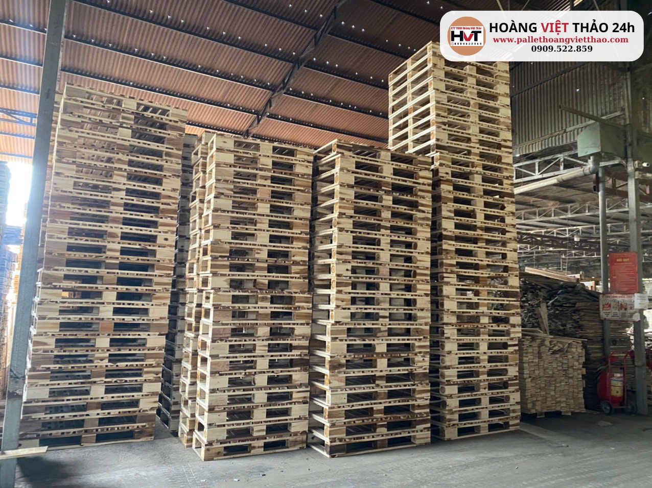 Xưởng pallet gỗ Hoàng Việt Thảo