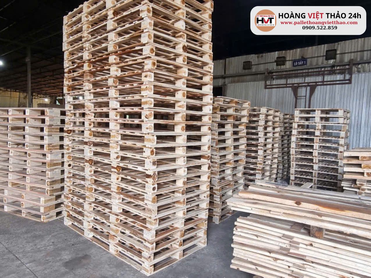xưởng pallet gỗ hoàng việt thảo