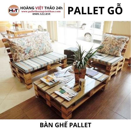 Bàn ghế pallet