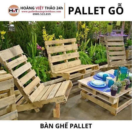 Bàn ghế pallet