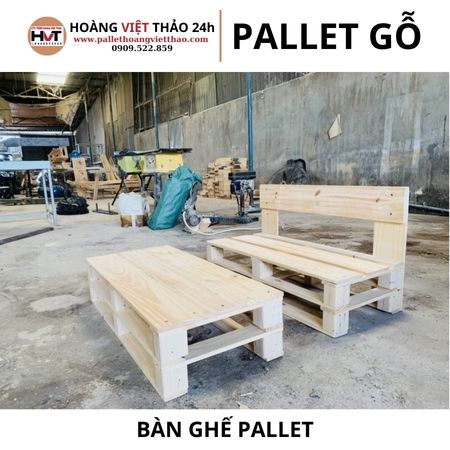 Bàn ghế pallet