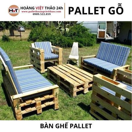 Bàn ghế pallet