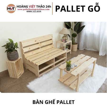 Bàn ghế pallet