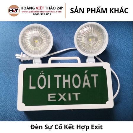 Đèn sự cố kết hợp exit