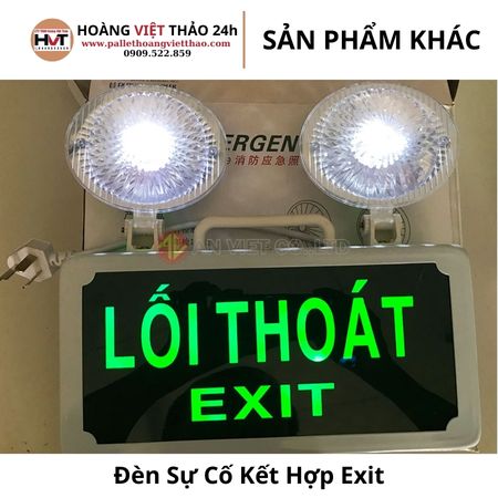 Đèn sự cố kết hợp exit