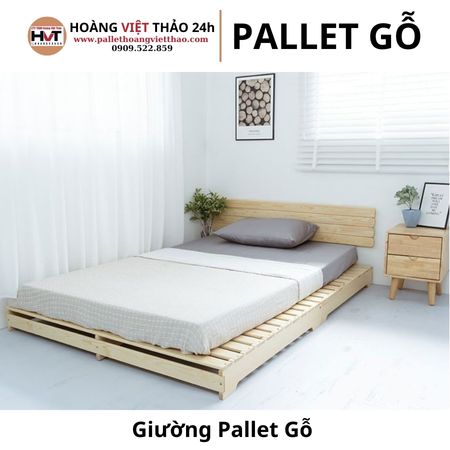 Giường Pallet Gỗ