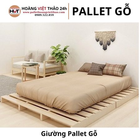 Giường Pallet Gỗ