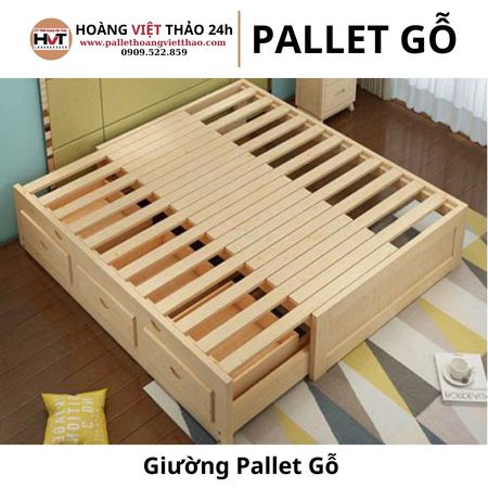 Giường Pallet Gỗ