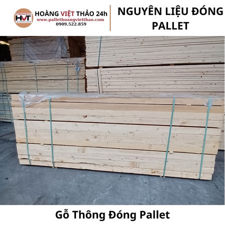 Gỗ thông đóng pallet