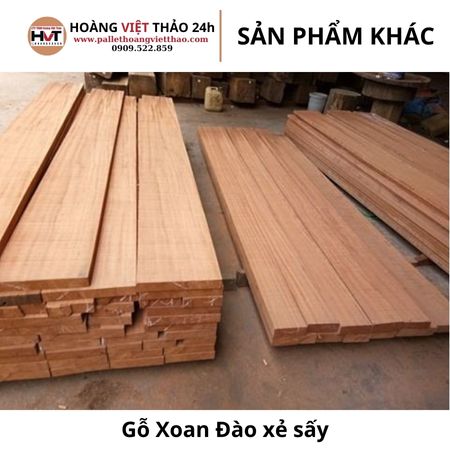 Gỗ Xoan Đào xẻ sấy