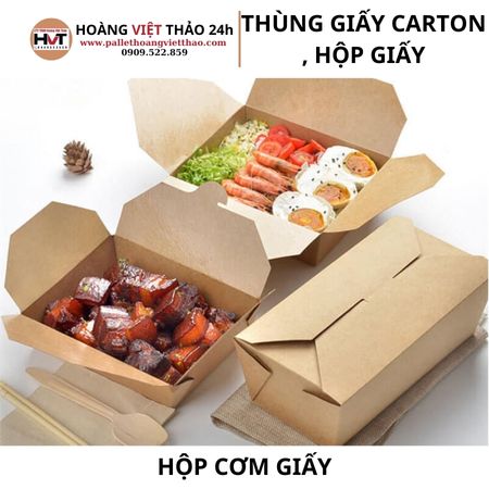 Hộp giấy đựng cơm