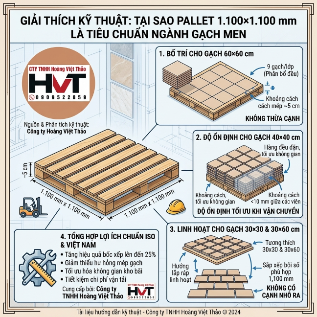 Kỹ thuật k&ecirc; h&agrave;ng tr&ecirc;n pallet