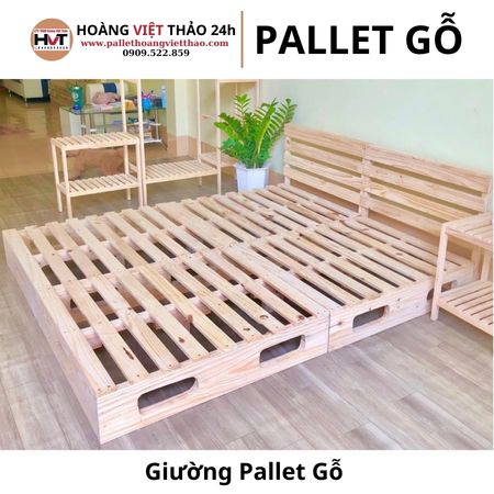 Giường Pallet Gỗ