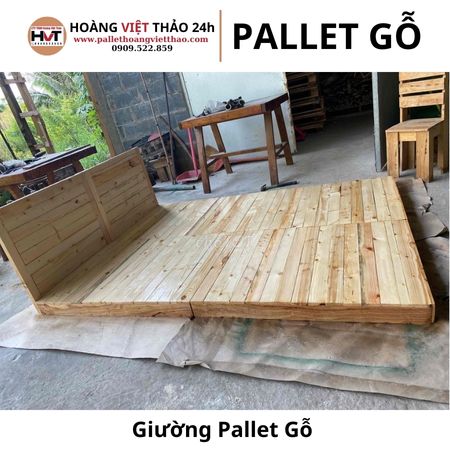 Giường Pallet Gỗ