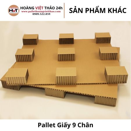 Pallet giấy 9 chân