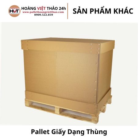 Pallet giấy dạng thùng