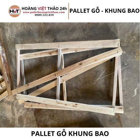 pallet gỗ khung bao