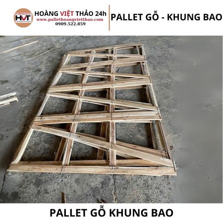 pallet gỗ khung bao