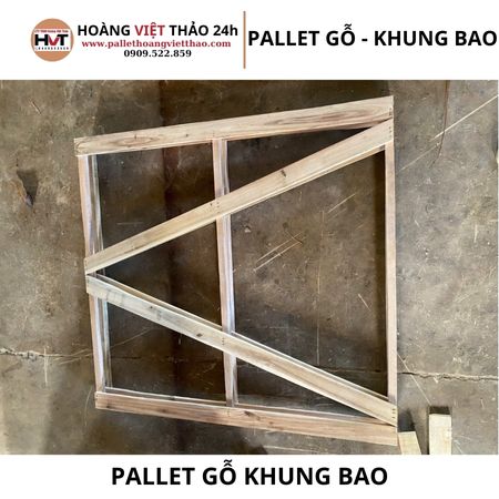 pallet gỗ khung bao