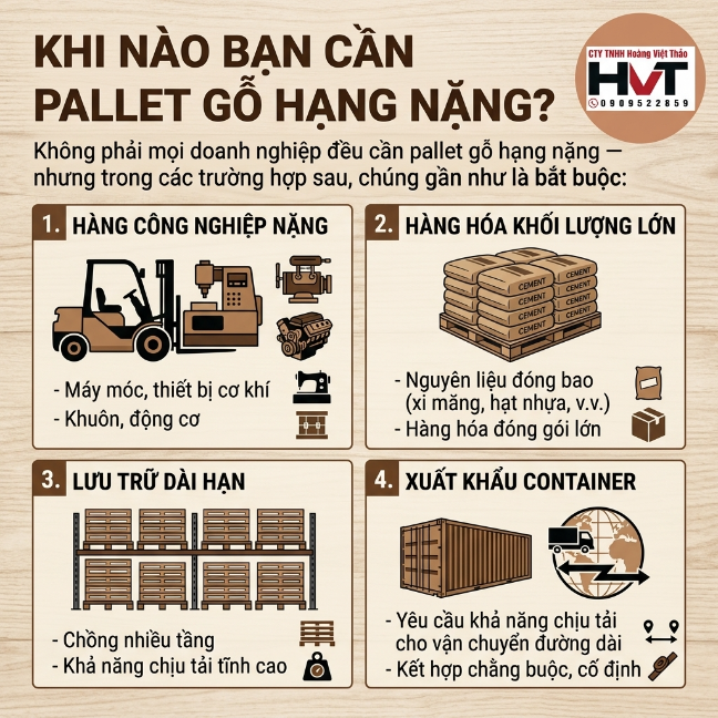 pallet gỗ tải nặng hvt