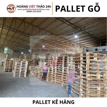 Pallet gỗ kê hàng