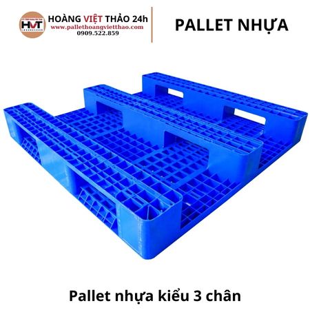 Pallet nhựa kiểu 3 chân