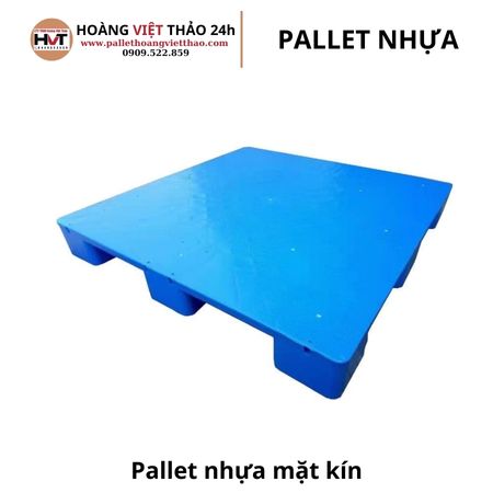 Pallet nhựa mặt kín