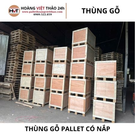 th&ugrave;ng gỗ c&oacute; nắp