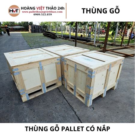 th&ugrave;ng gỗ c&oacute; nắp