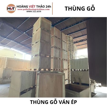 Thùng gỗ pallet