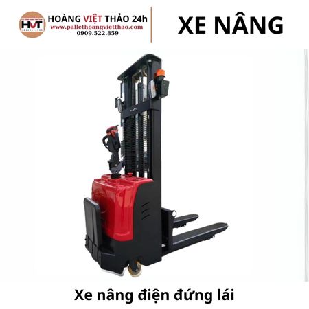 xe nâng điện đứng lái