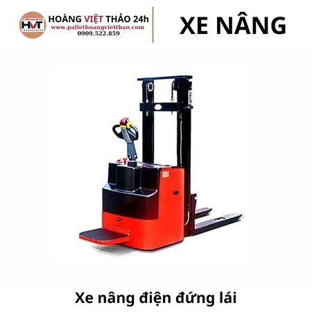 xe nâng điện đứng lái