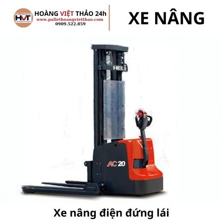 xe nâng điện đứng lái