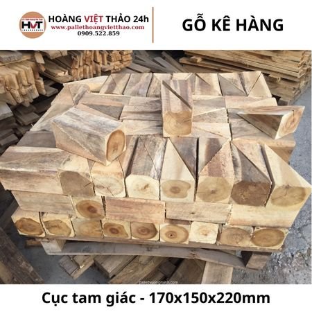 Cục chắn tam giác 170 x 150 x 220mm