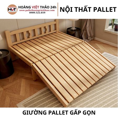 Giường Pallet Gấp Gọn