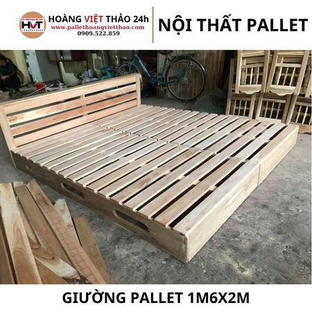 Giường Pallet 1m6x2m