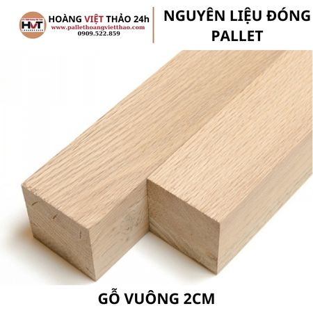 Thanh Gỗ Vuông 2cm